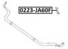 ASVA 0223-JA60F Rod/Strut, stabiliser